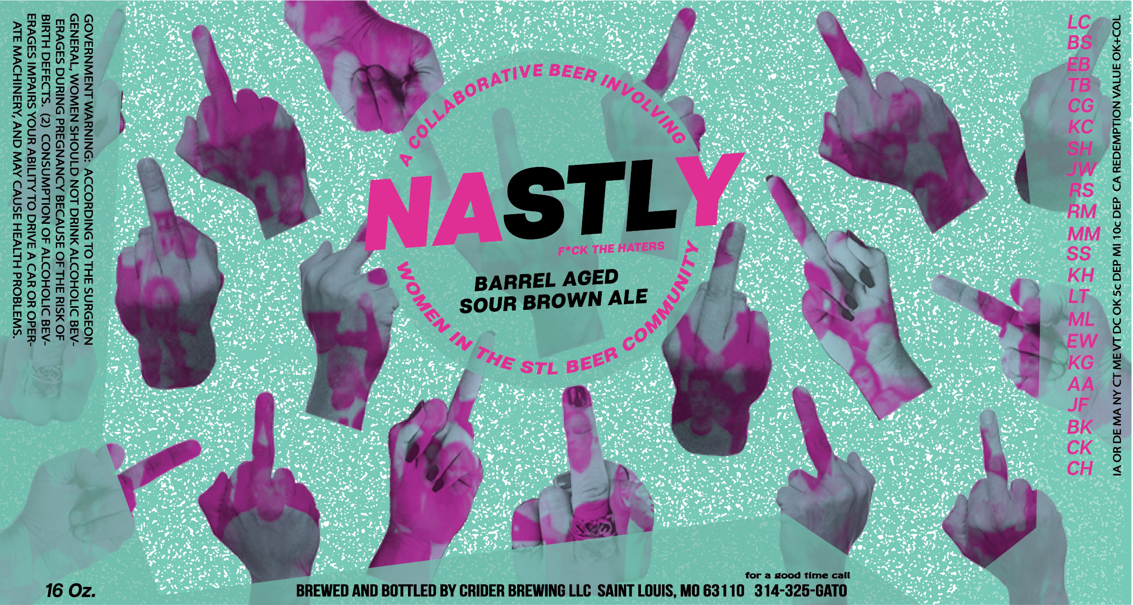 naSTLy Beer Label