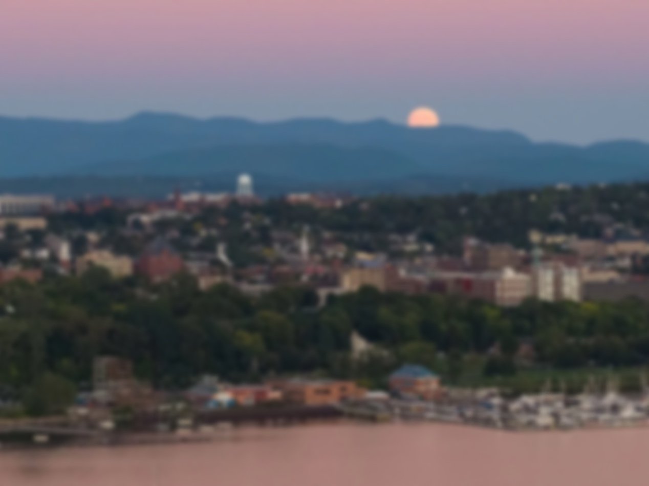 Champlain Harvest Moonrise