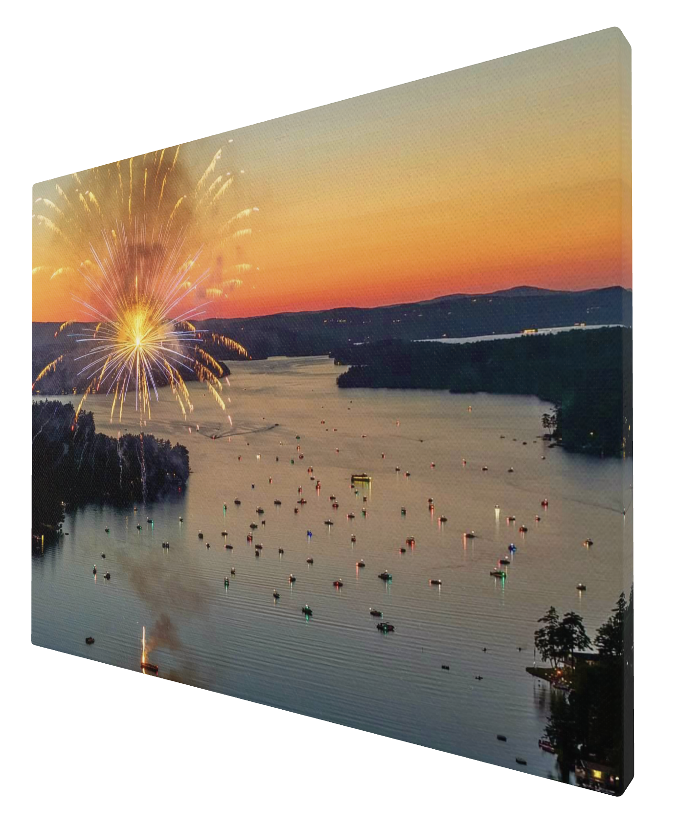 Fireworks print Canvas wrap