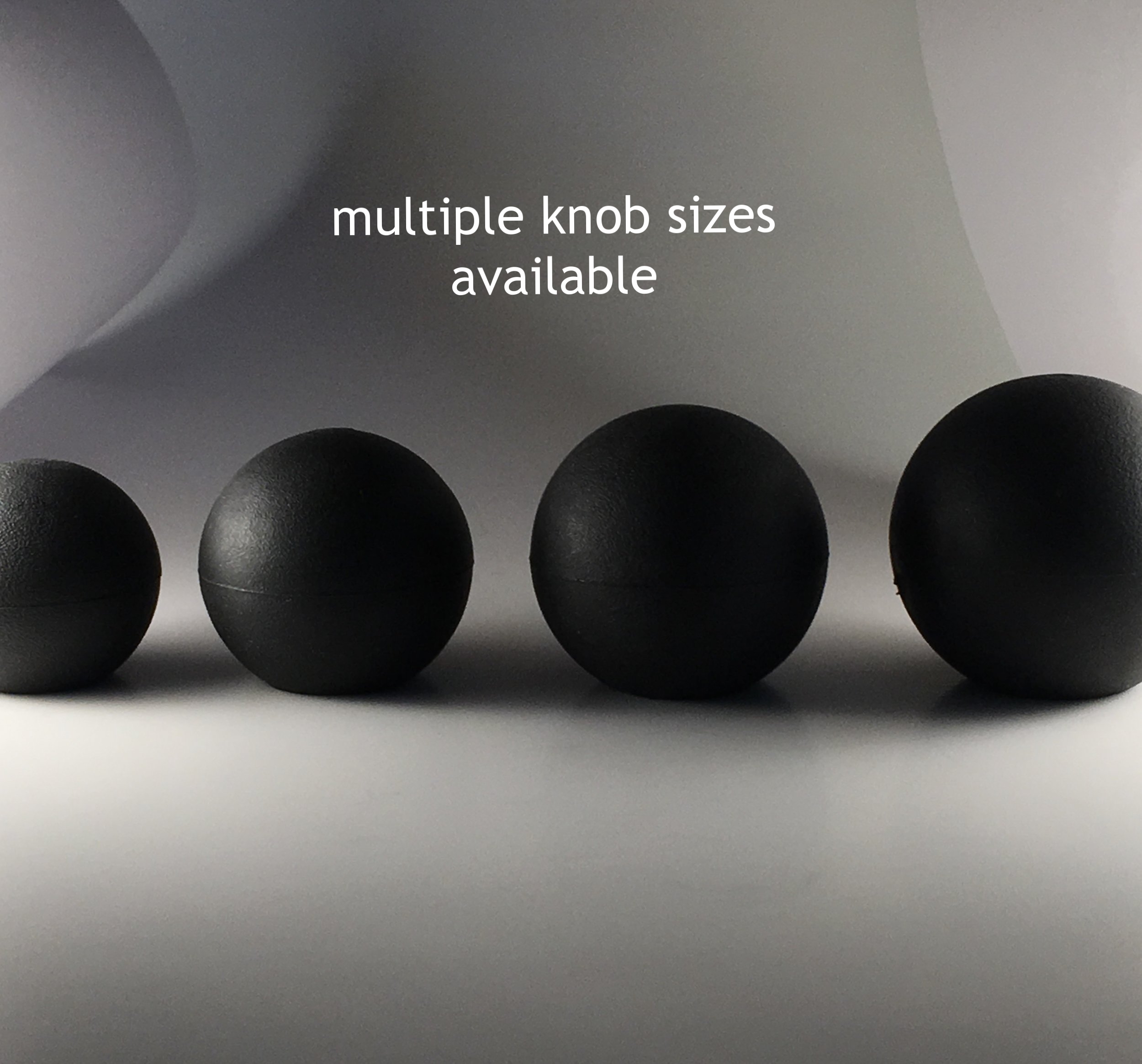 multiple knob sizes for embedding tamper shaft