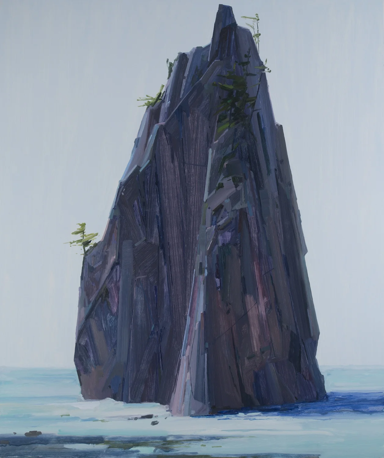 Island , 2016, Oil on canvas, 102 x 84"