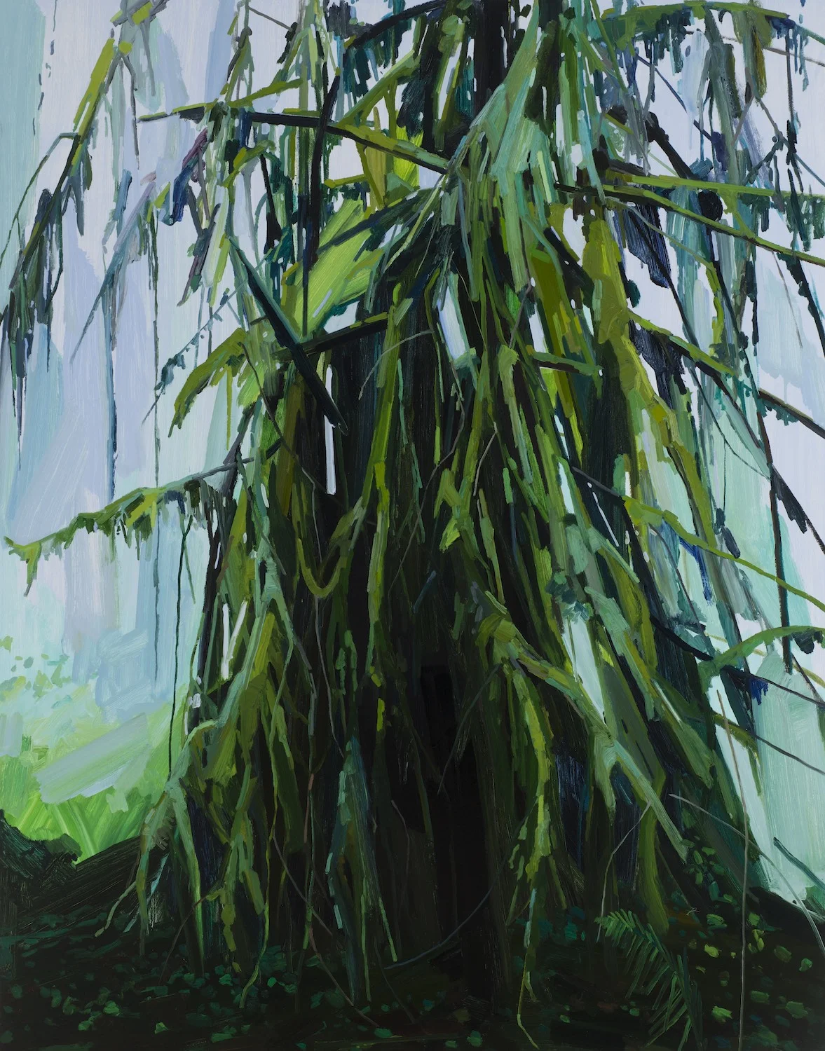 Tree , 2016, Oil on canvas, 84 x 66"