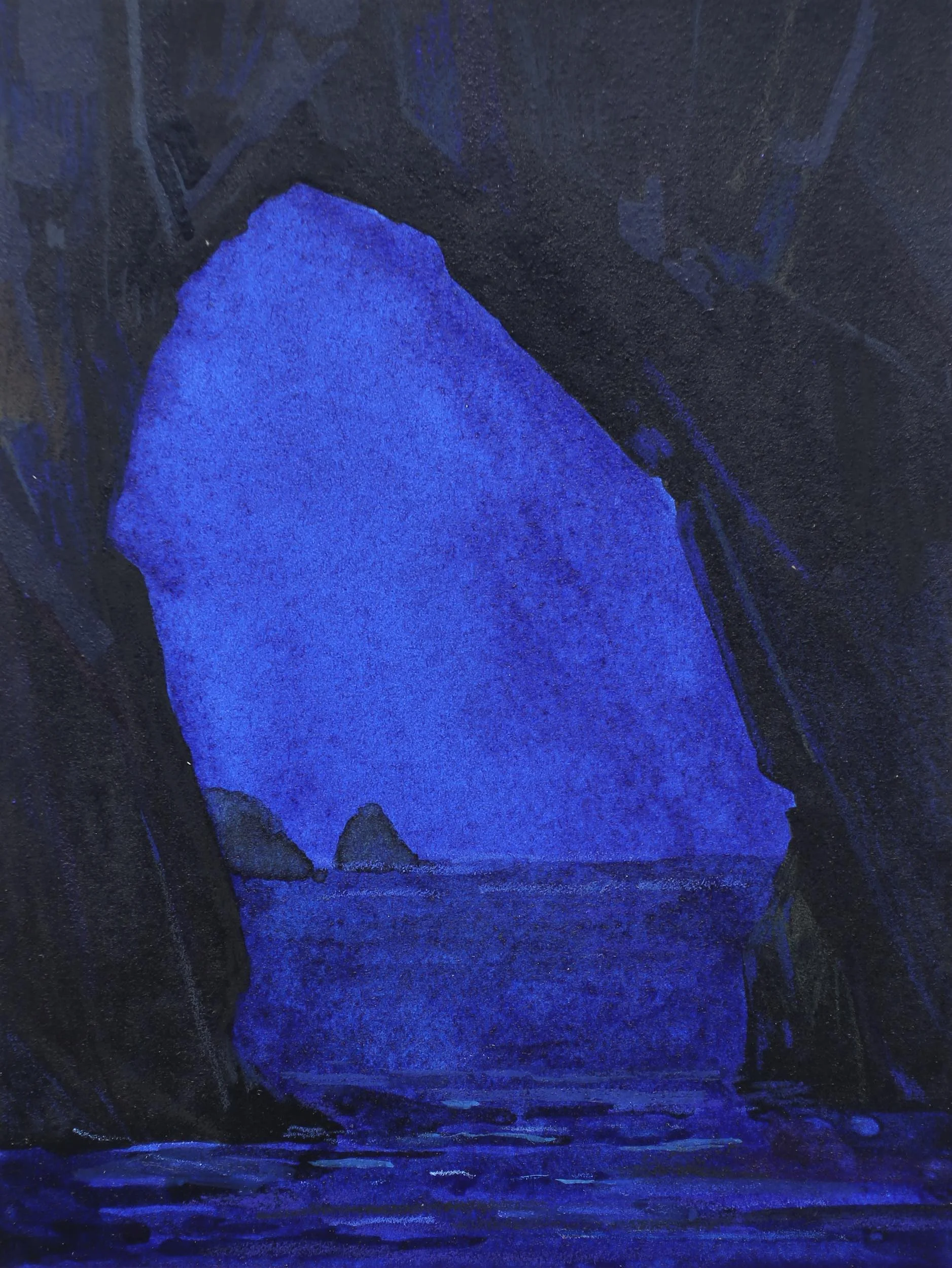 Sea Cave and Night, 2016