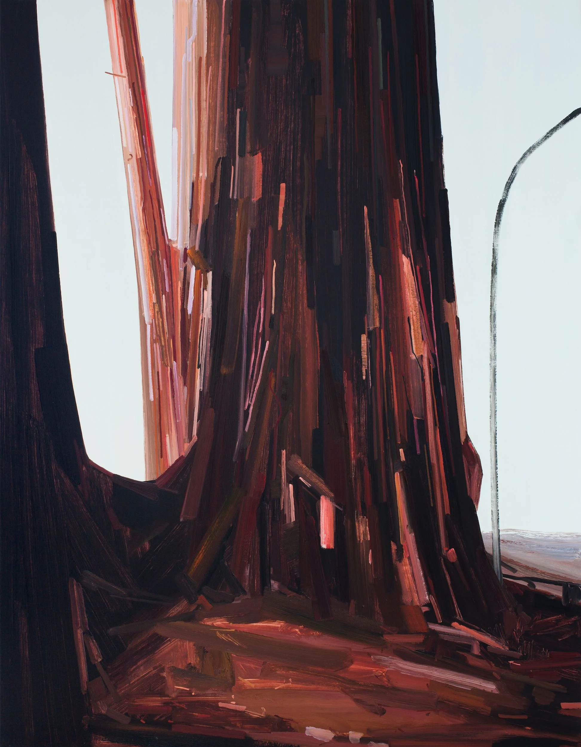 Tree , 2014, Oil on canvas, 108 x 84"