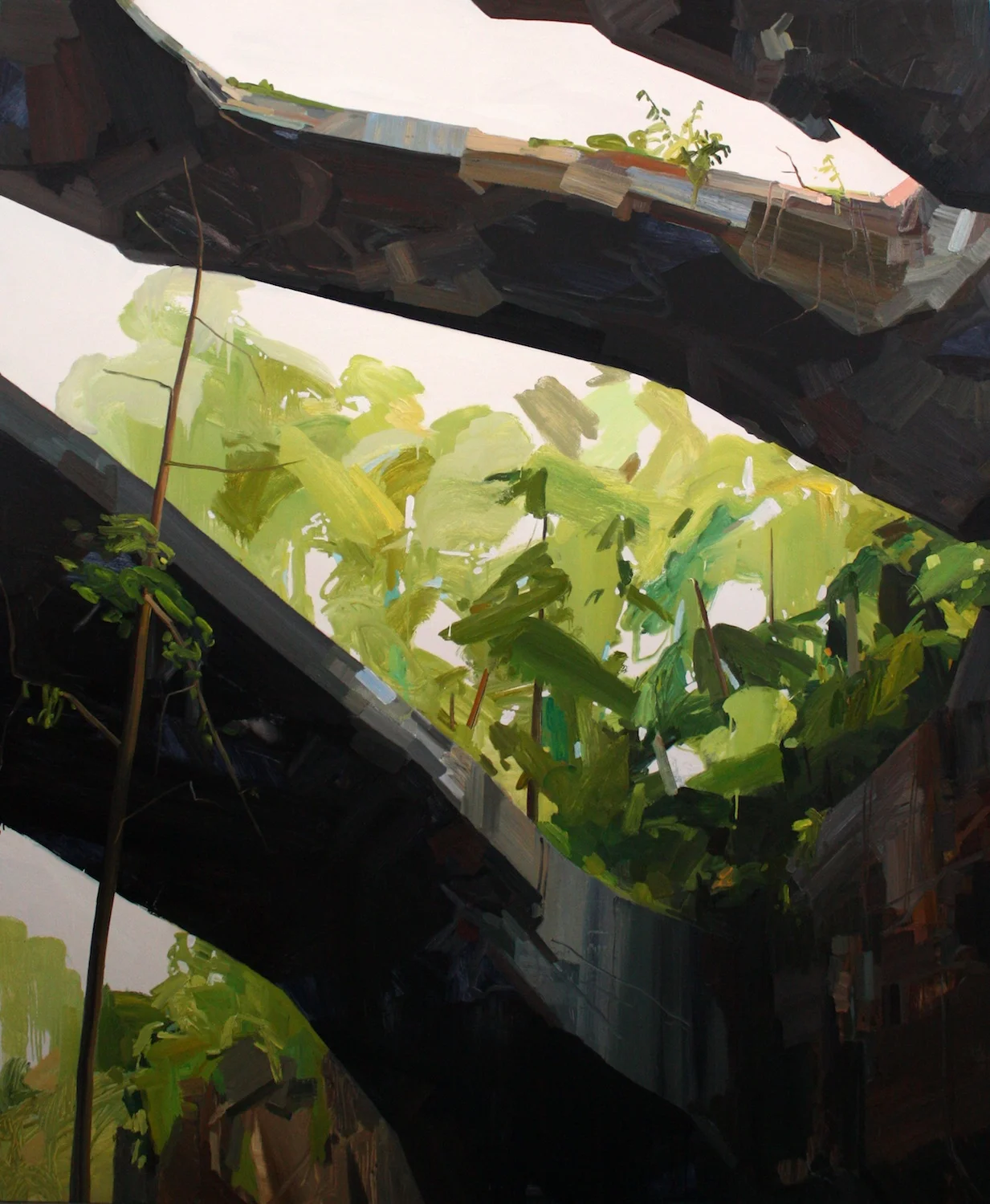 Arches , 2009, Oil on canvas, 102 x 84"