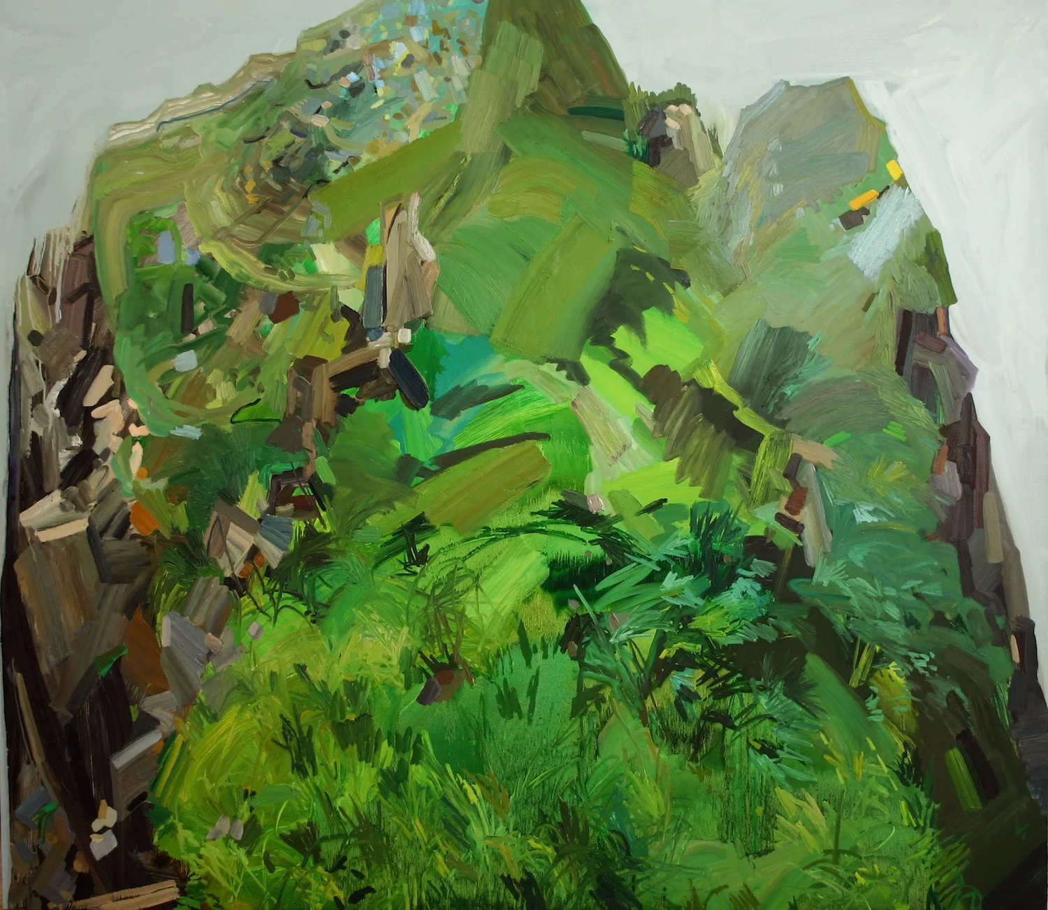 Mountain , 2007, Oil on canvas, 84 x 96"