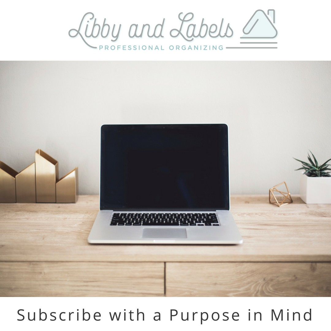 Subscribe with a Purpose in Mind