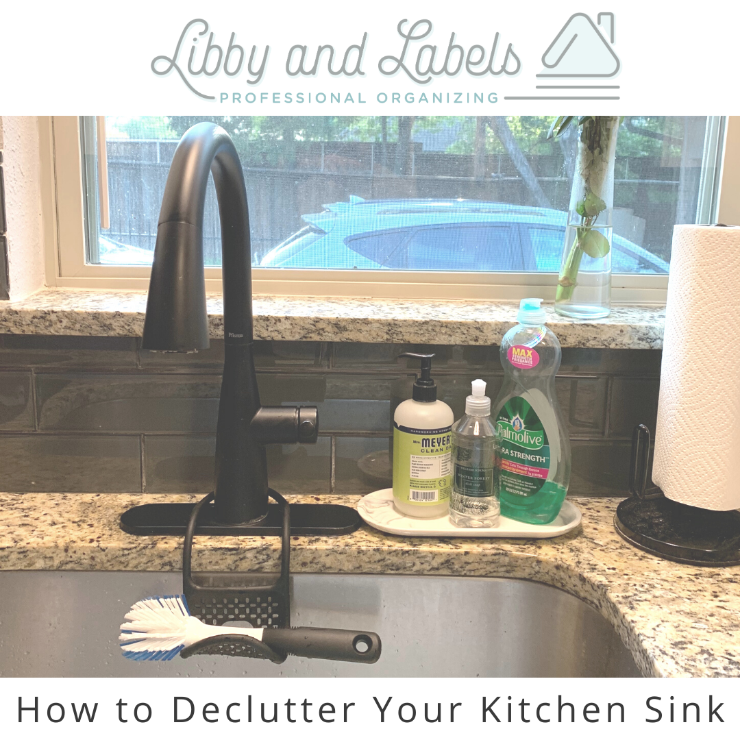 How to organize under the kitchen sink according to decluttering