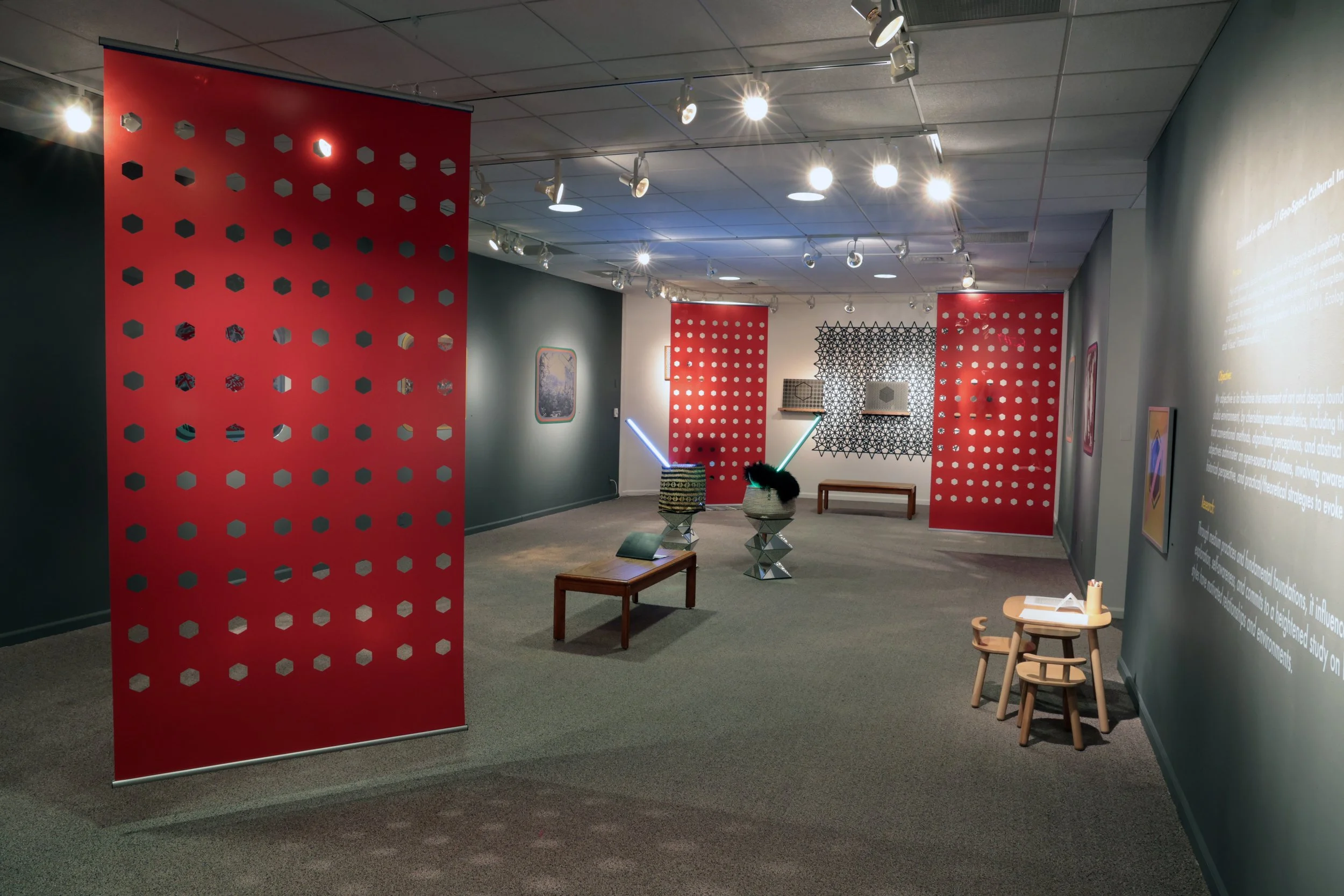 "Geo-Spec: Cultural Introspection Wealth" (Exhibit View)