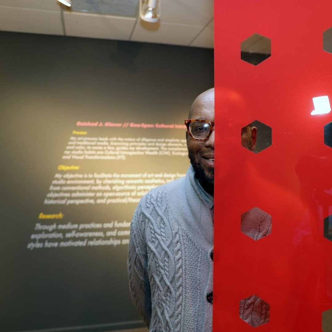 Reception for the &quot;Geo-Spec: Cultural Introspection Wealth&quot; solo exhibition will be from 4:30pm-7:30pm Thursday March 7th. Hope to see you their face to face or spiritually. (Photographer: Chris Yurko, courtesy of Holyoke Community College)