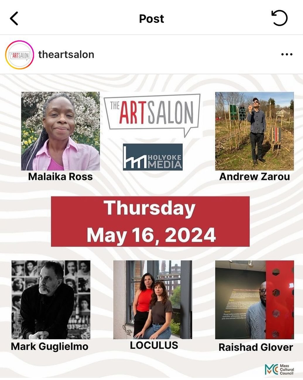 Thank you 🙏🏾 for inviting me to speak and share my work with such great company @theartsalon
