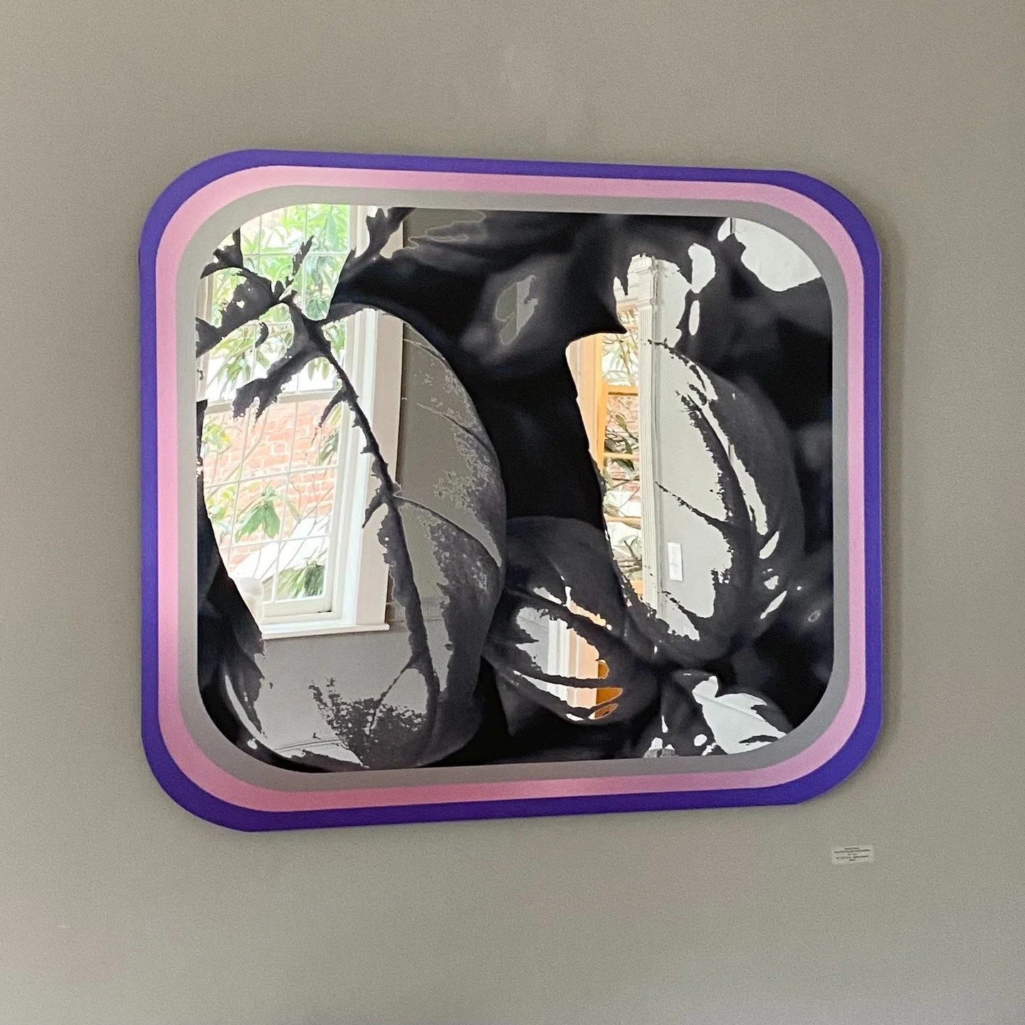 (1) Title: Een Soapy Watuh, Beatrice Know; 36&Prime; x 42&Prime; UV curable pigment on mirror acrylic. (2) Title: Dey Hatch Dat; 20&Prime; x 23&Prime; framed digital silver print fiber, sepia toning @georgegalleryart