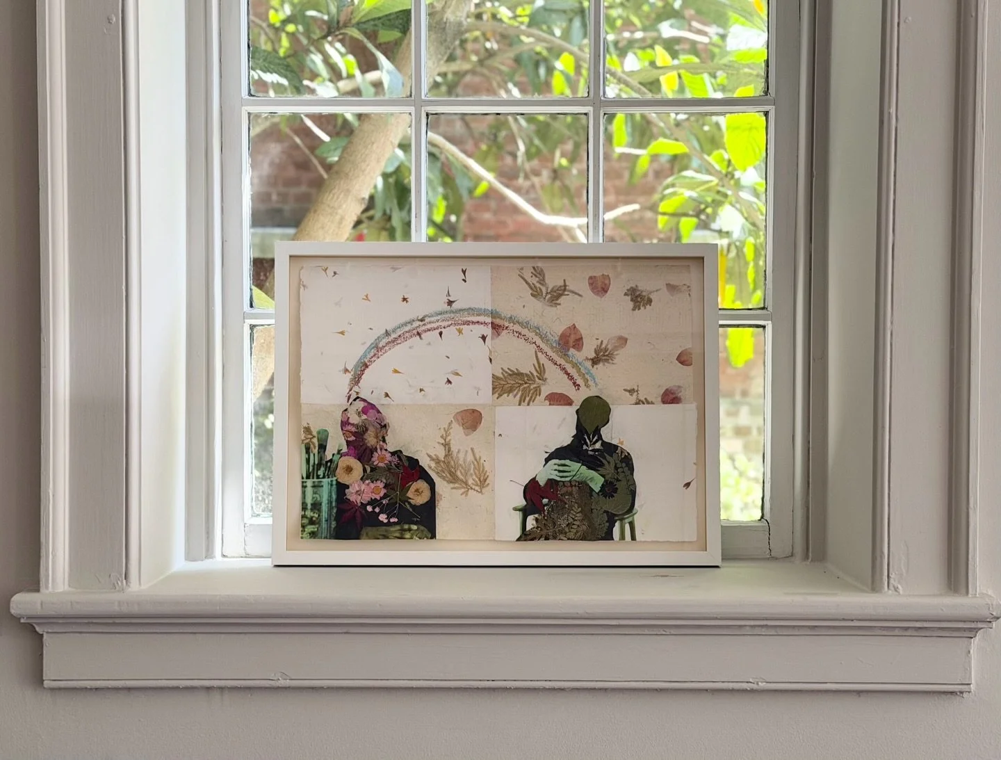 The new Botanical Collages just arrived at the @georgegalleryart