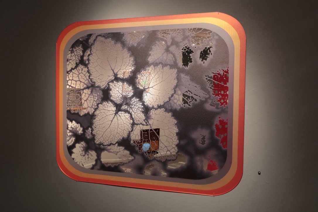 &ldquo;An&rsquo; W&rsquo;en Dey Swish Aroun&rsquo; ..Jes&rsquo; So&rdquo; // 36&Prime; x 42&Prime; // UV curable pigment on mirror acrylic