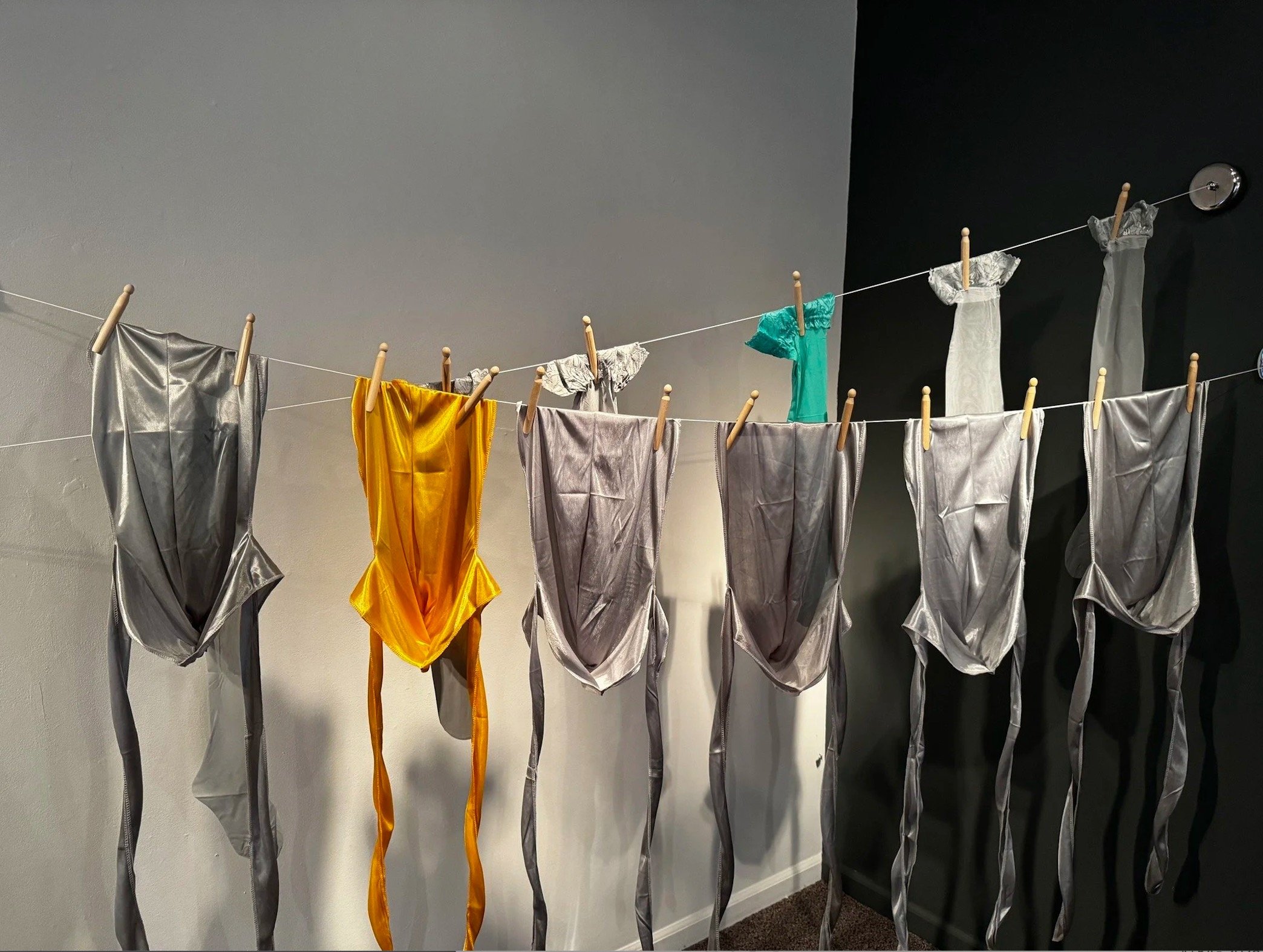 IMG 1-2: &ldquo;De Hid Figure Dem&rdquo; Date:2024 // IMG 3-5: "H2O C15 H12 Br4 O2 - Homage to David Hammons" Date 2009 &amp; 2012