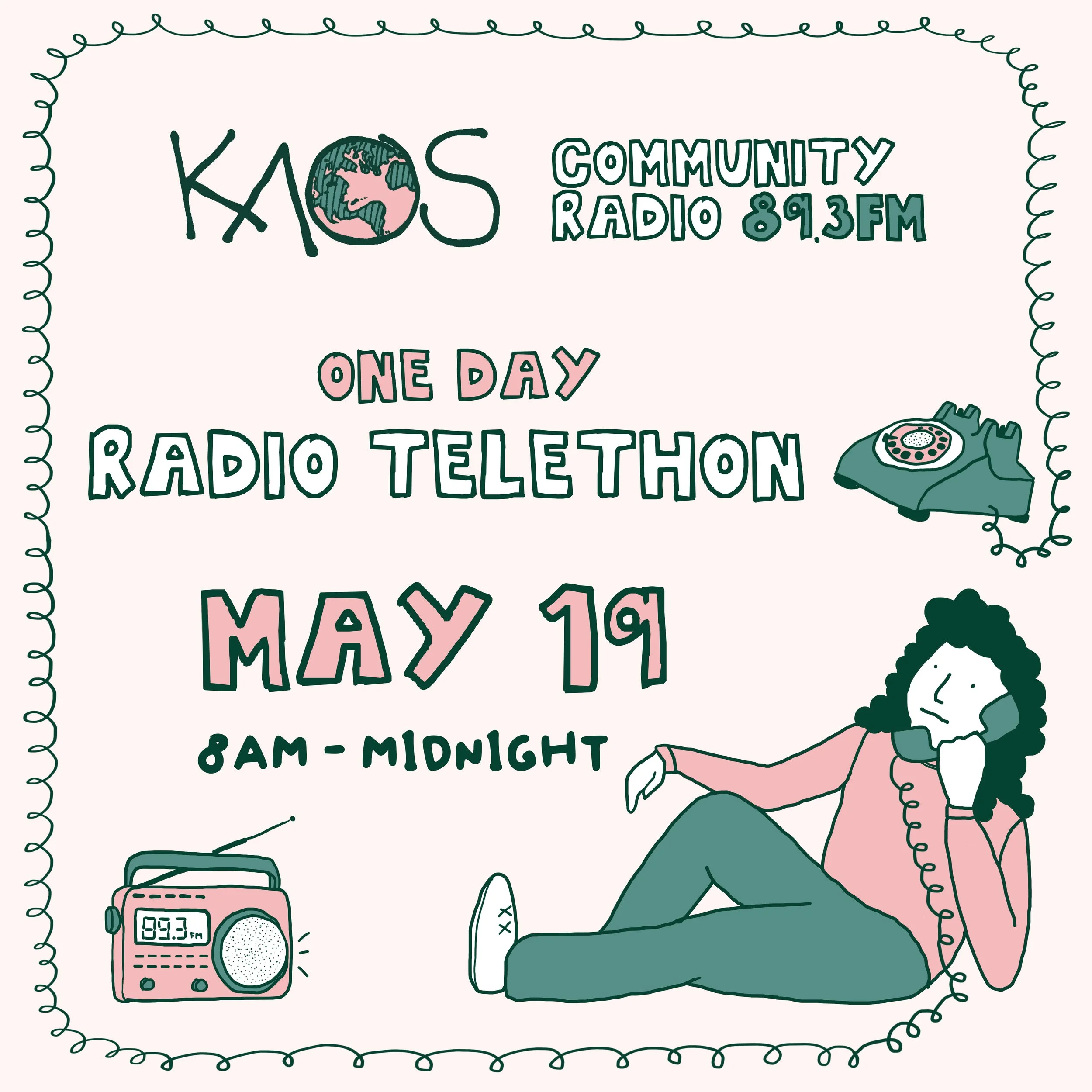 The KAOS One-Day Radio Telethon is Here!