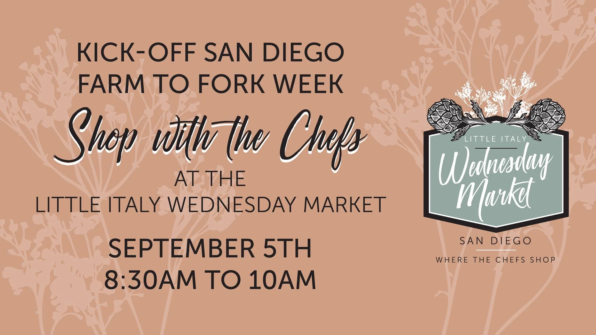 Little Italy Wednesday Market Shop with the Chefs