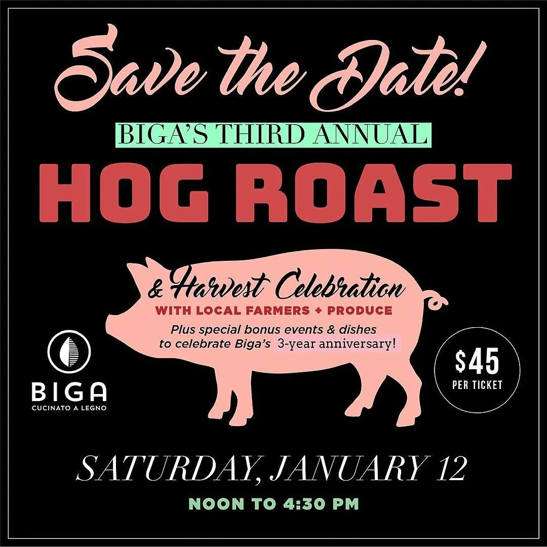 BIGA Pig Roast and Local Libations Week Kick-Off