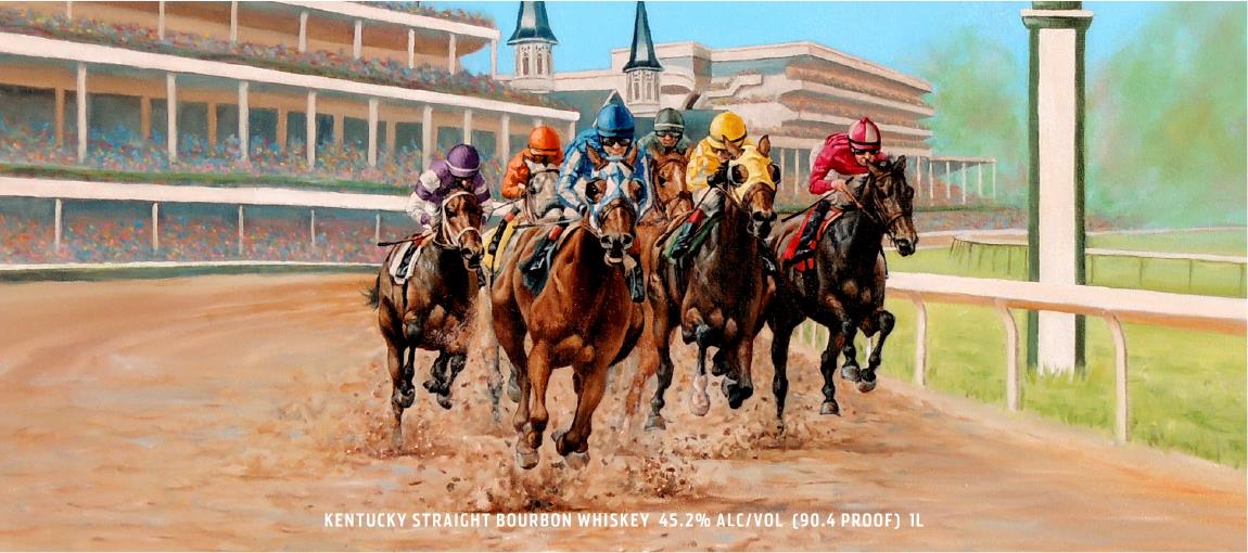 Woodford Reserve's special Kentucky Derby label from two years ago. Woodford Reserve is the "Official Bourbon of the Kentucky Derby."