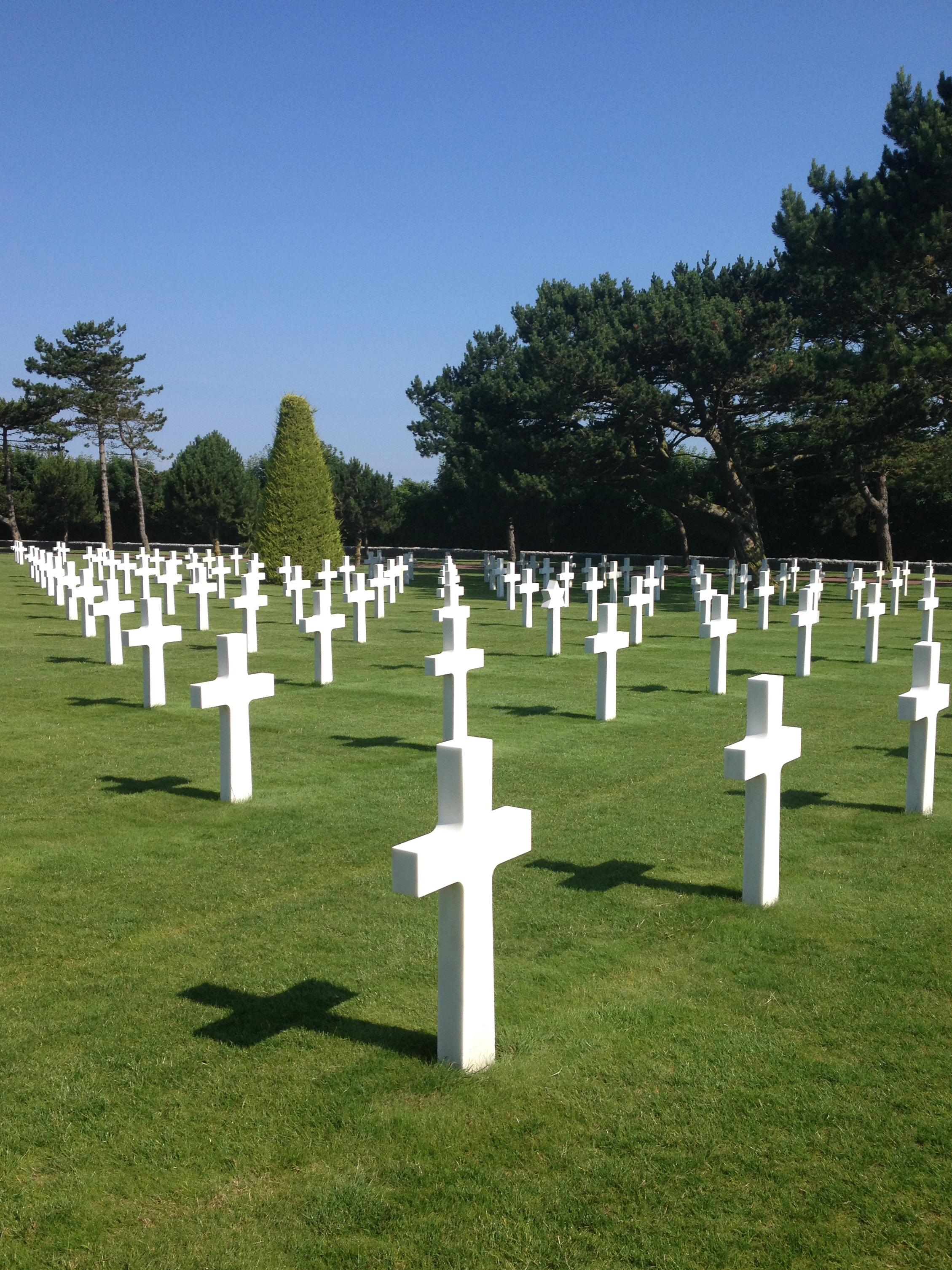  I traveled to France with my choir and we were given the honor of singing at Normandy on the Fourth of July for the 70th anniversary of D-Day. 