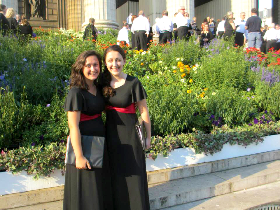  My cousin and I traveled to France with the York County Honors Choir. We were invited to sing at several sites around the country including La Madeleine, which is where this photo was taken. 