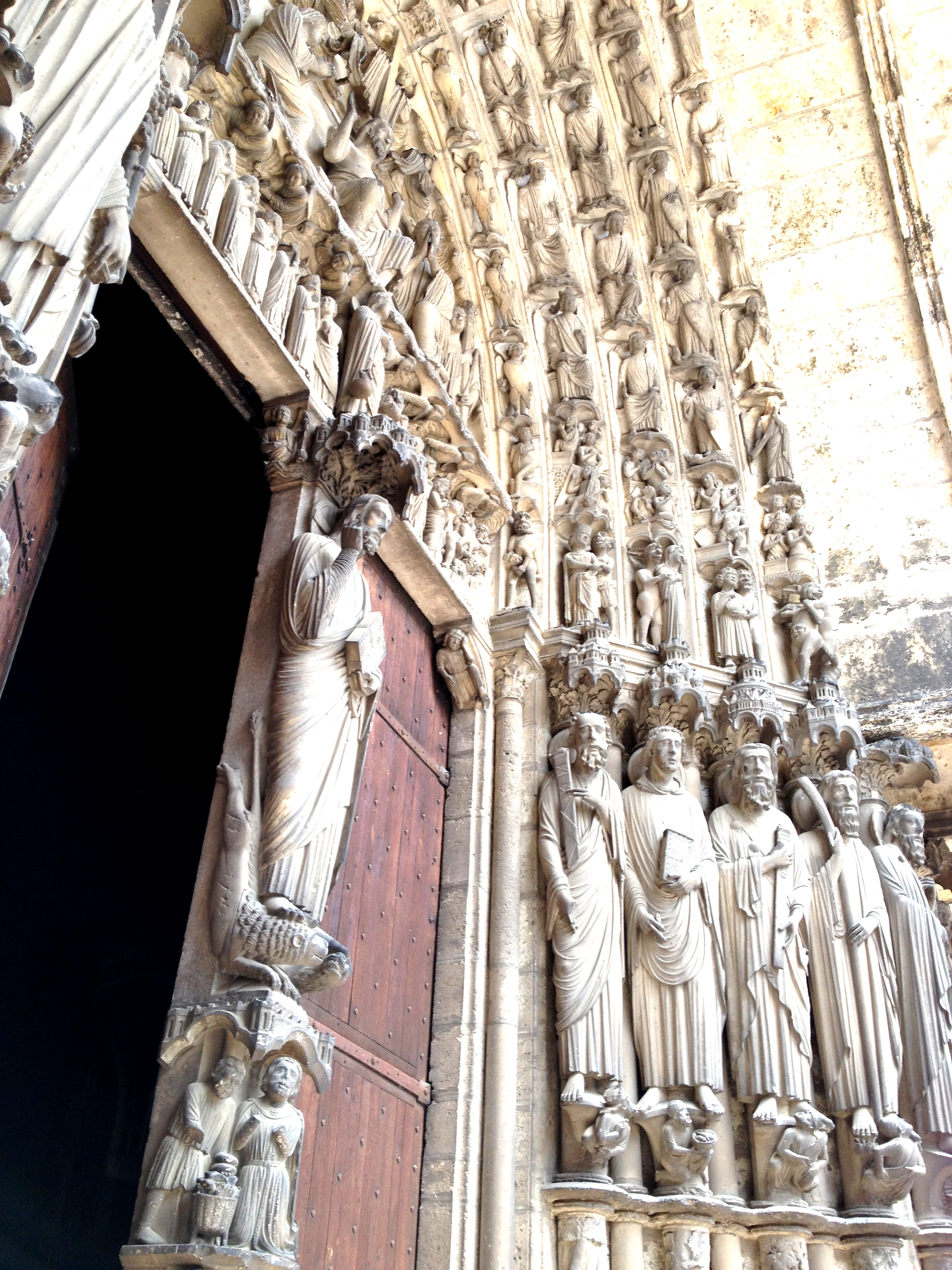  I'm always blown away at the sculptures on gothic cathedrals! 