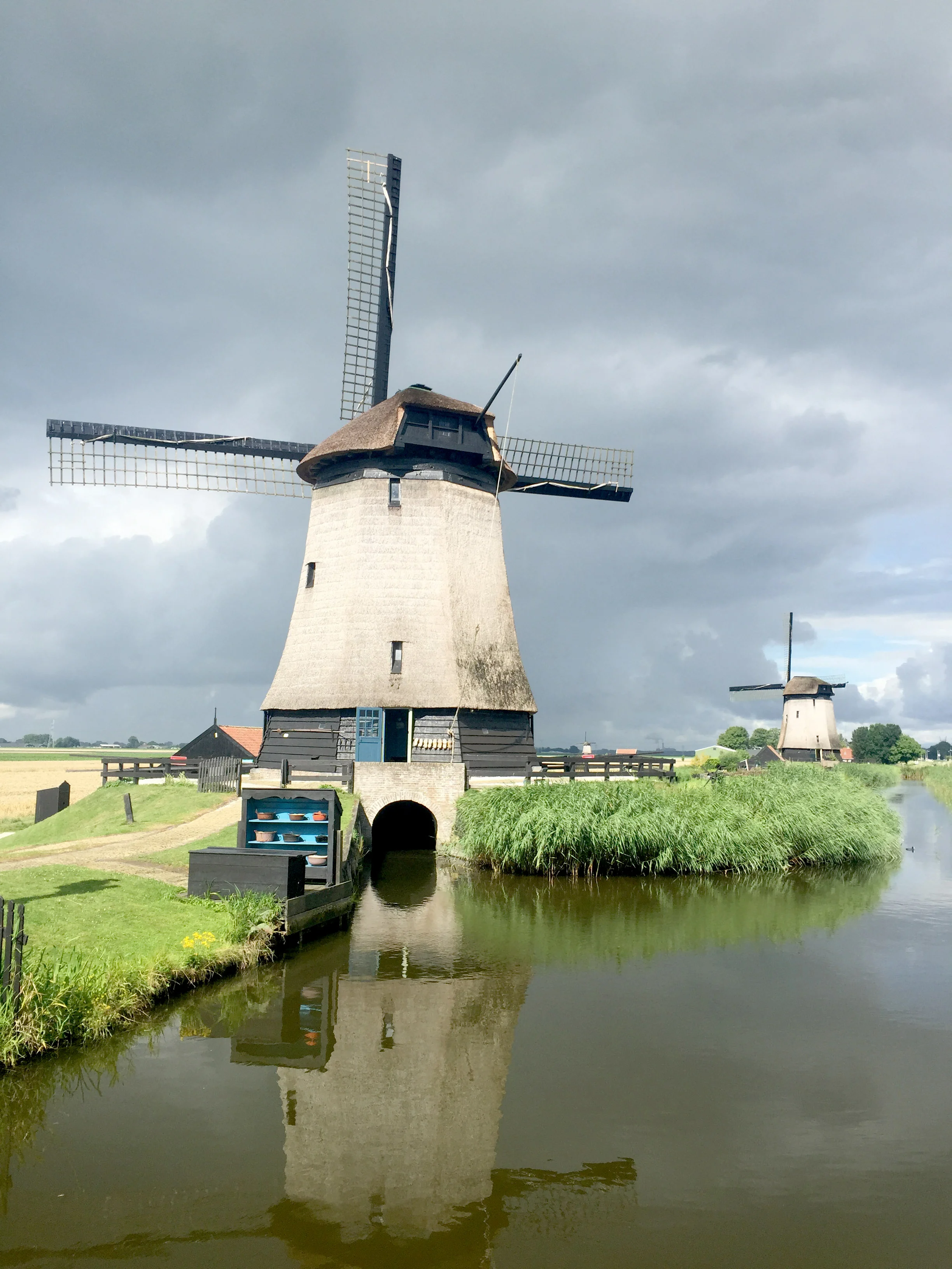We started day two with a tour of a working windmill.
