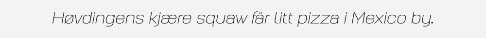 Augmento Extended Light Italic