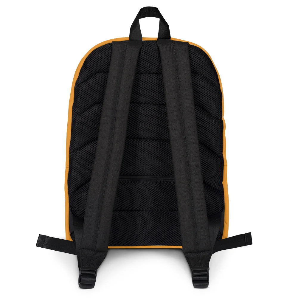 Rear view of the Mesmerized Urban Commuter Backpack, showing the fully padded black mesh back panel and adjustable shoulder straps.