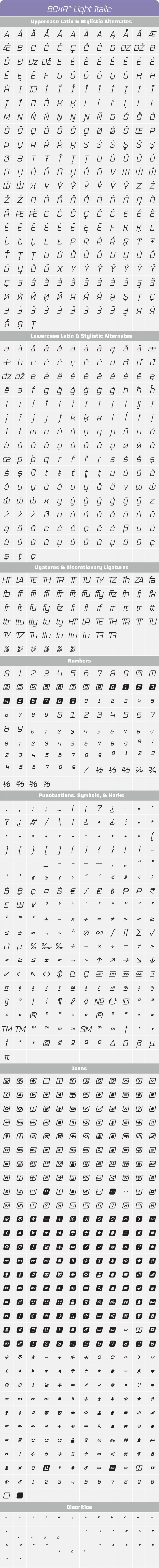 Boxr-Fonts-Light-Italic-Glyph-Tables.png