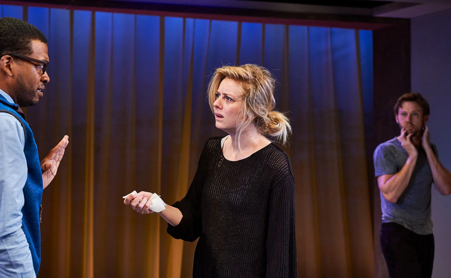 A production still from Ana Nogueria's play Empathitrax , directed by Campbell Holt. Photo courtesy of Rachel Altman.