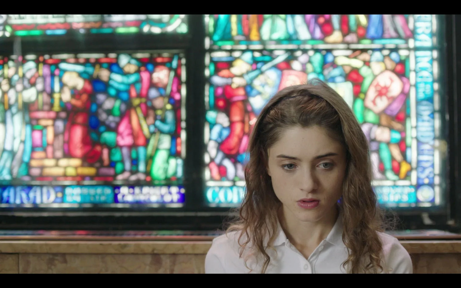 Natalia Dyer in Yes, God, Yes.