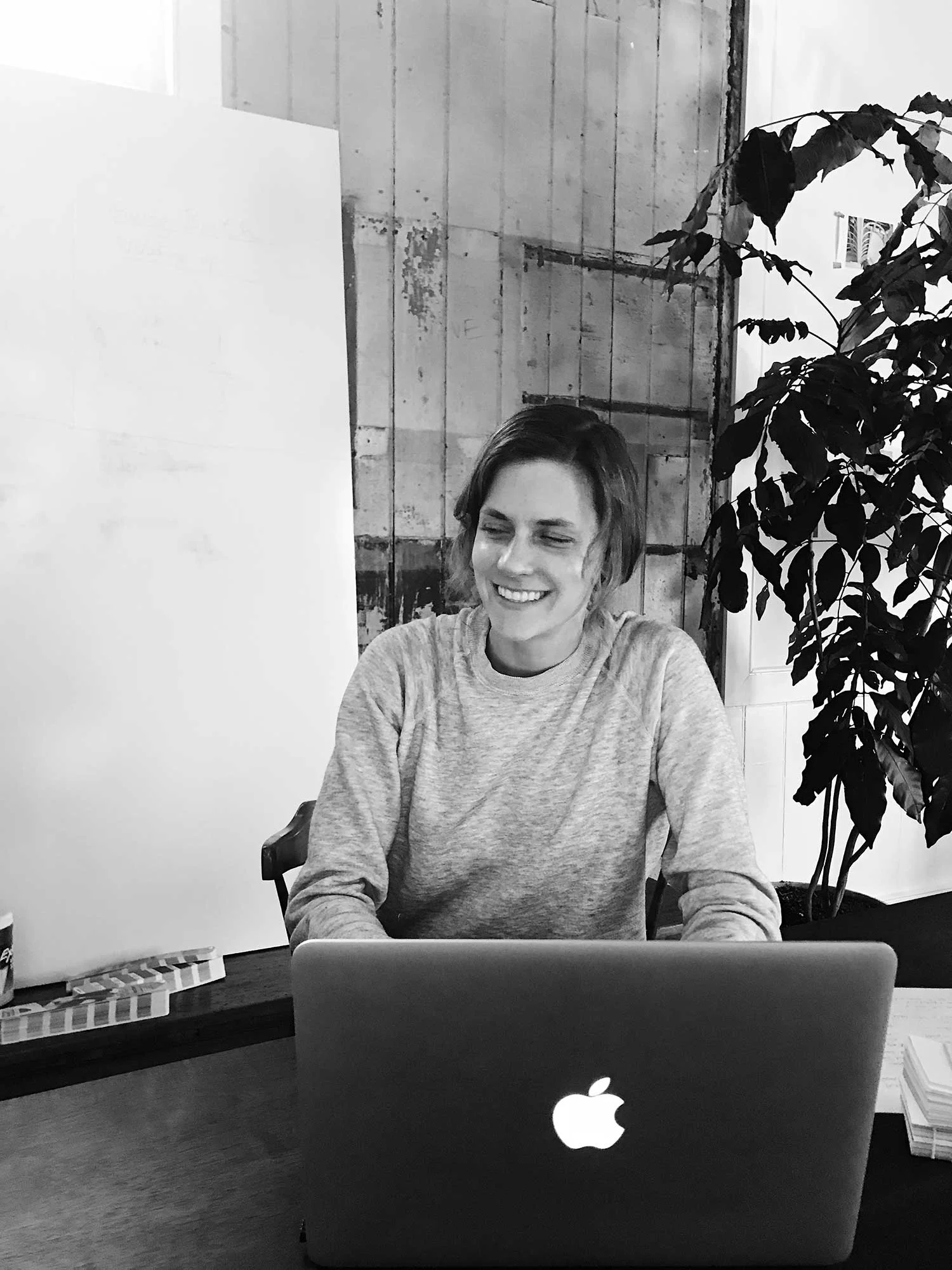 Helen in Fuzzco's Charleston office