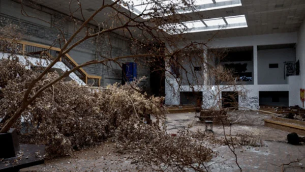 One of America's deserted "ghost malls" in Michigan - photograph by Seph Lawless Copyright © 2016 - Seph Lawless (All Rights Reserved)