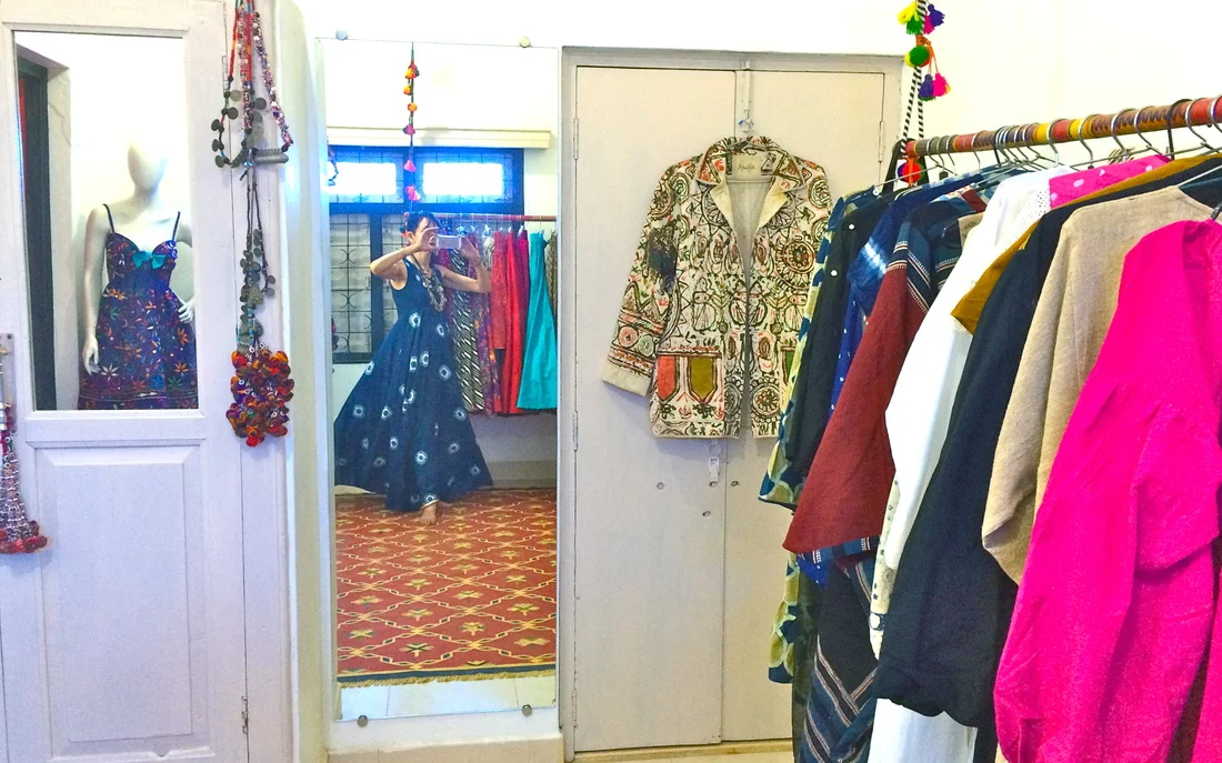 Madame Hall's studio in Bhuj
