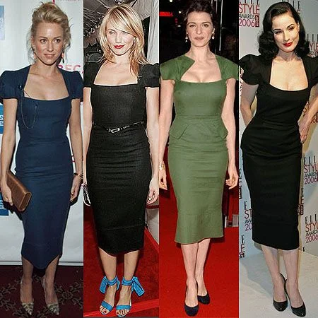 Galaxy fans, from left, Naomi Watts, Cameron Diaz, Rachel Weisz, Dita Von Teese.