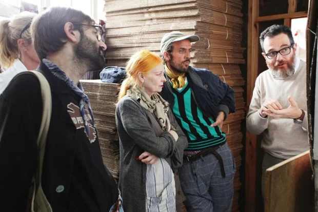 Simone with Westwood and Andreas Kronthaler