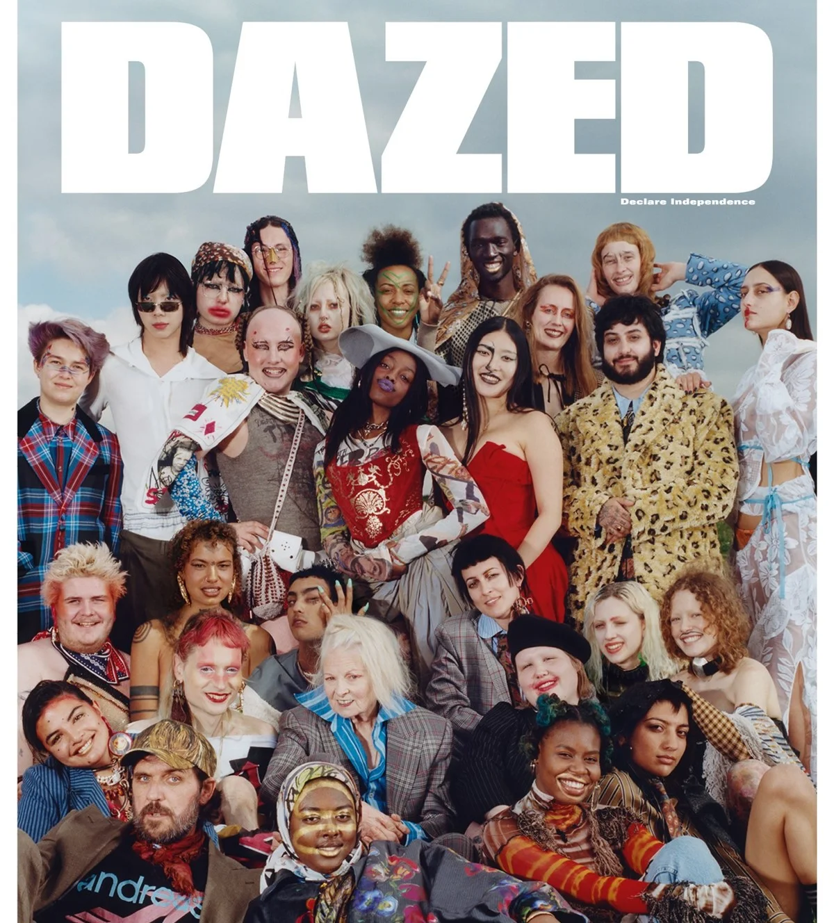 On the “Youth is Revolting” cover of Dazed, with Westwood, Summer 2018