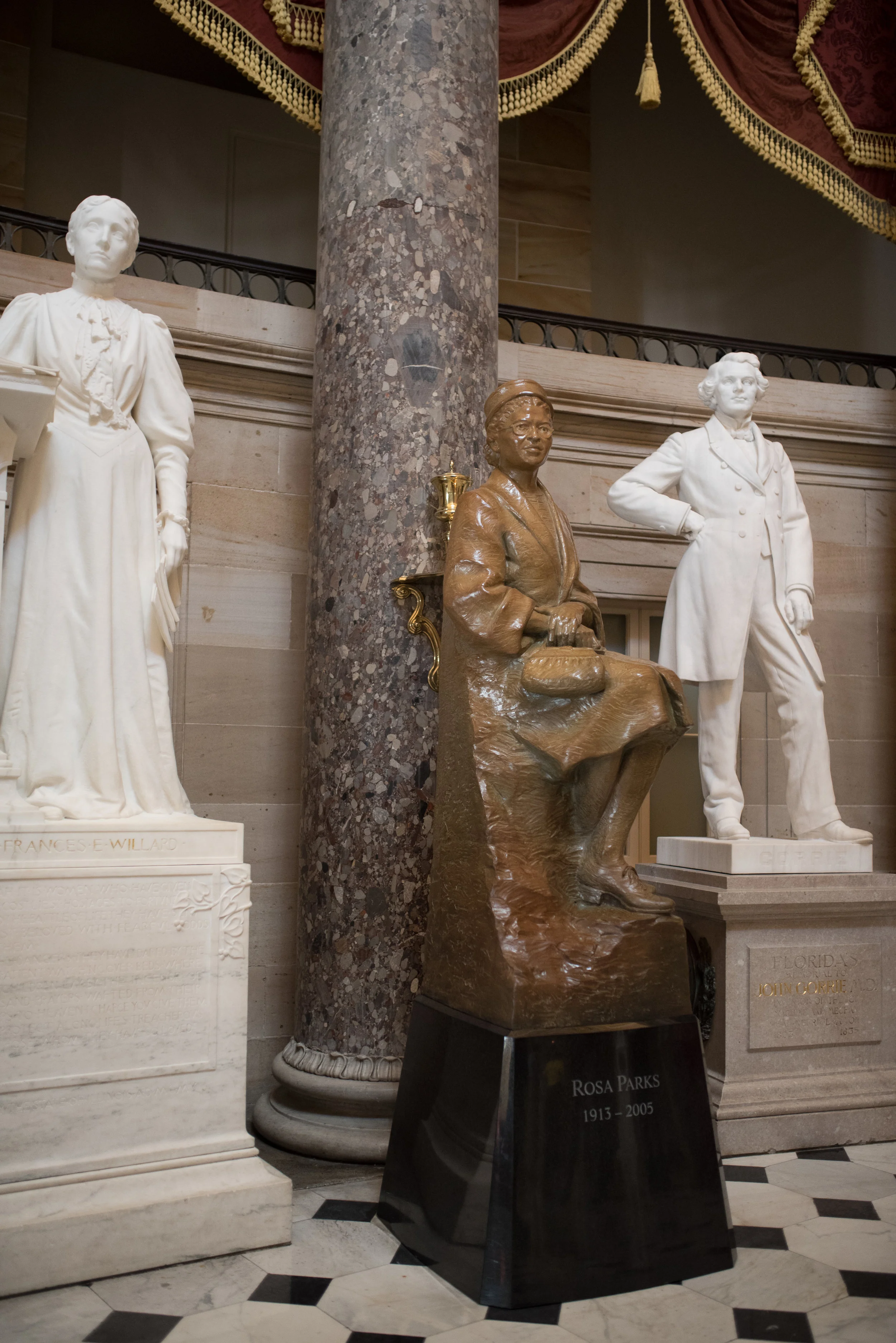 Rosa Parks 1913-2005 Eugene Daub, sculptor Dr. Rob Firmin, co-designer