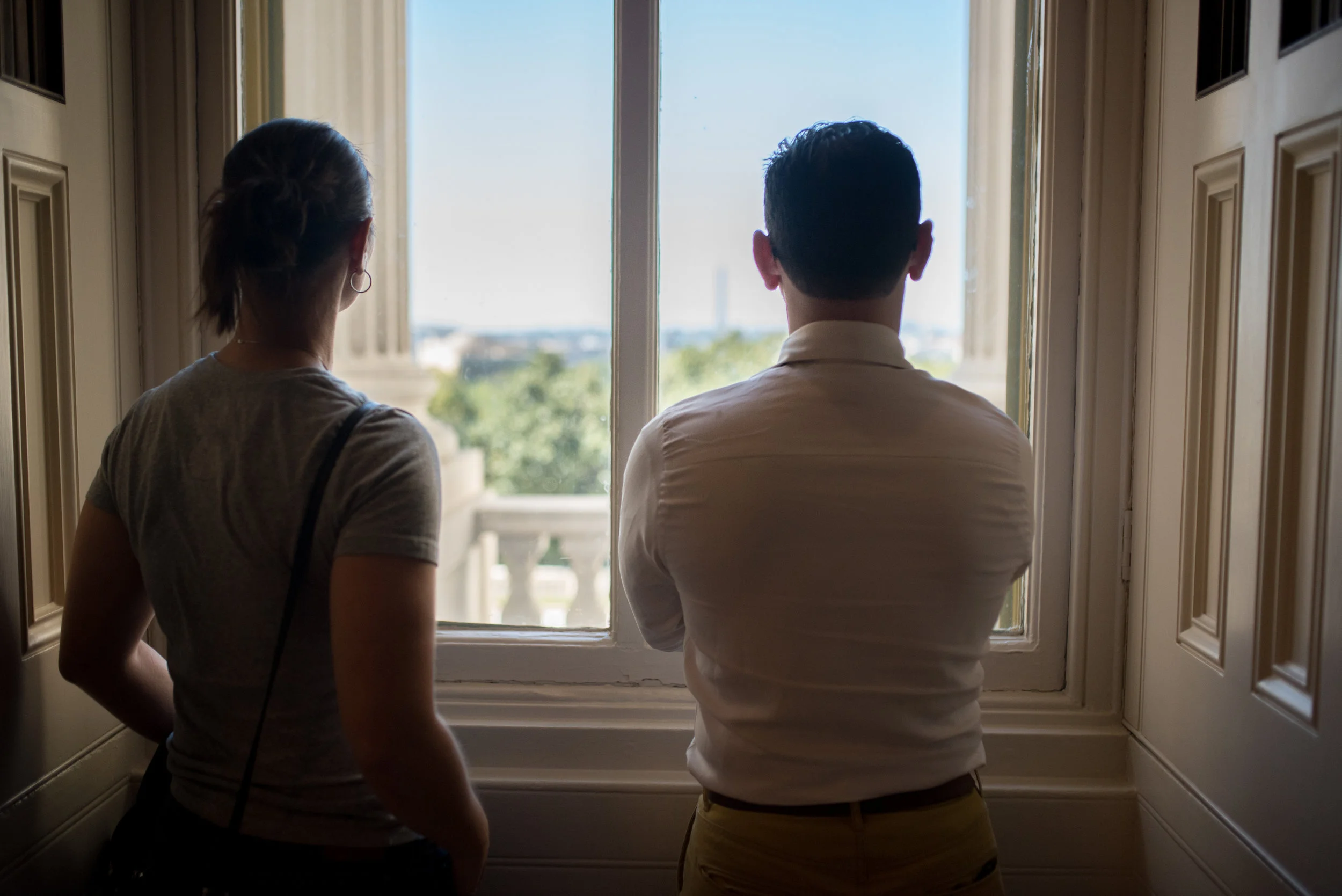 Joe and Jaclyn taking it all in.