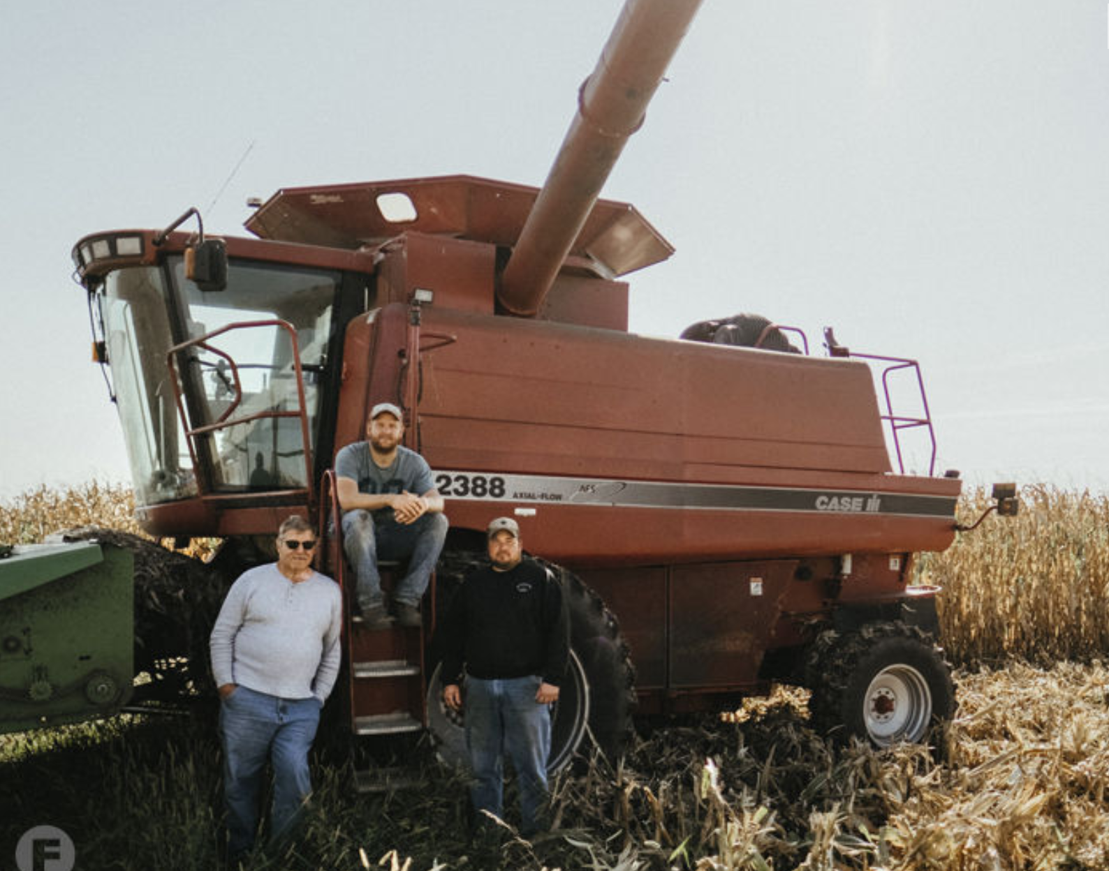 Harold, his son Ross, and his nephew Tim Vaske. Photo by Judd Demaline.