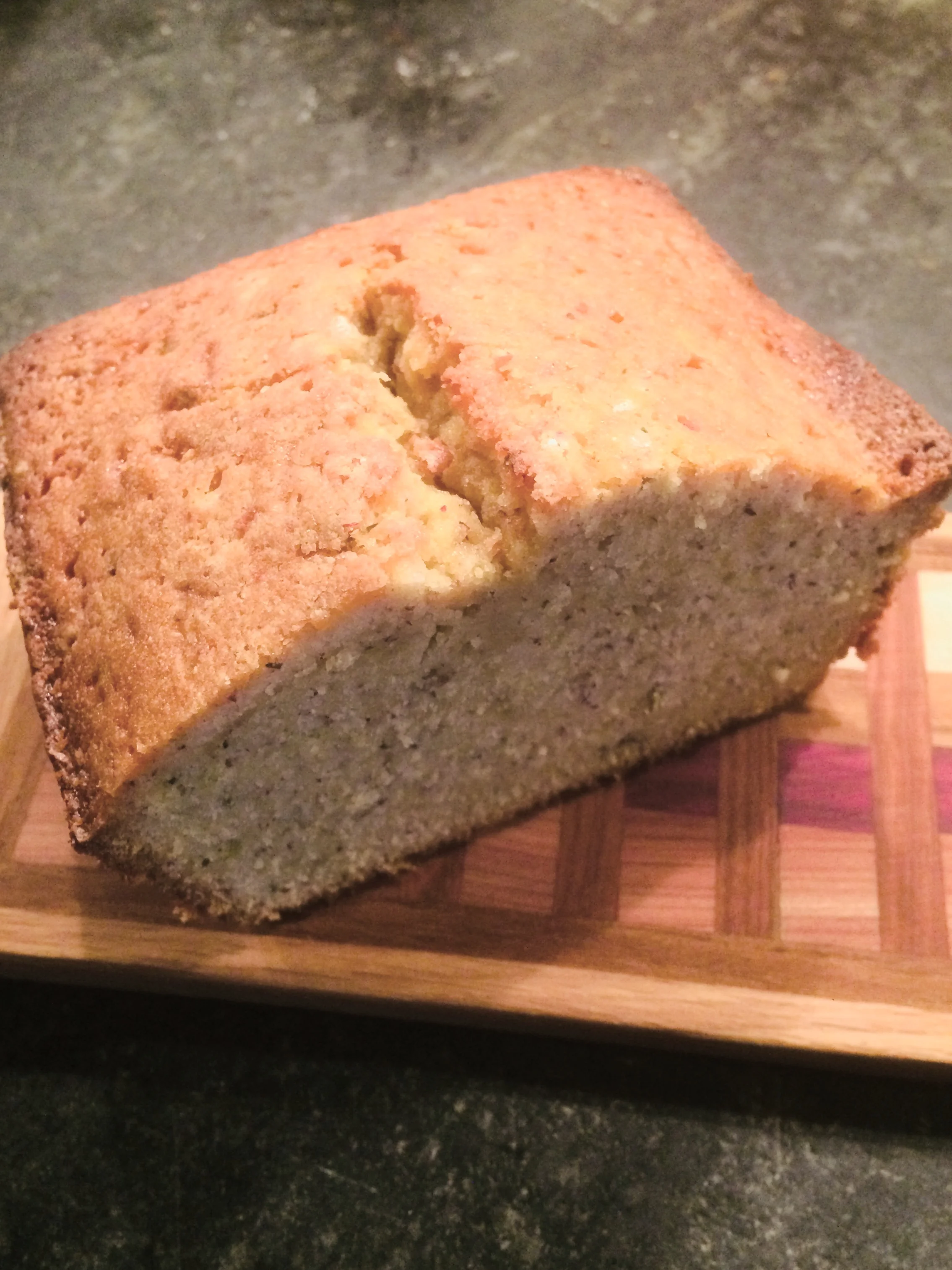 This Polenta Pound Cake is great with or without fresh berries. (Photo by Celeste Cummings)