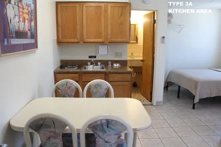 Type 3a Living Area and Kitchenette