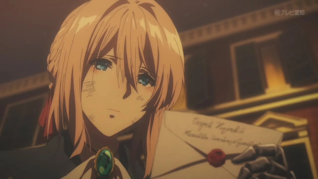 Violet Evergarden s1e9: "Violet Evergarden"