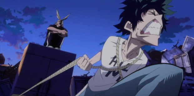 My Hero Academia s1e3: "Roaring Muscles"