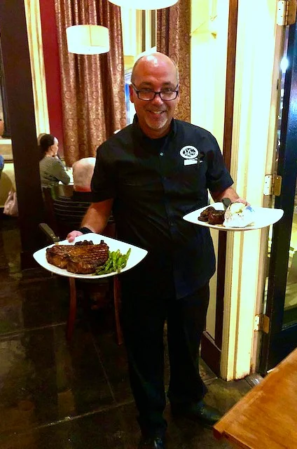 Dean, Serving his customers