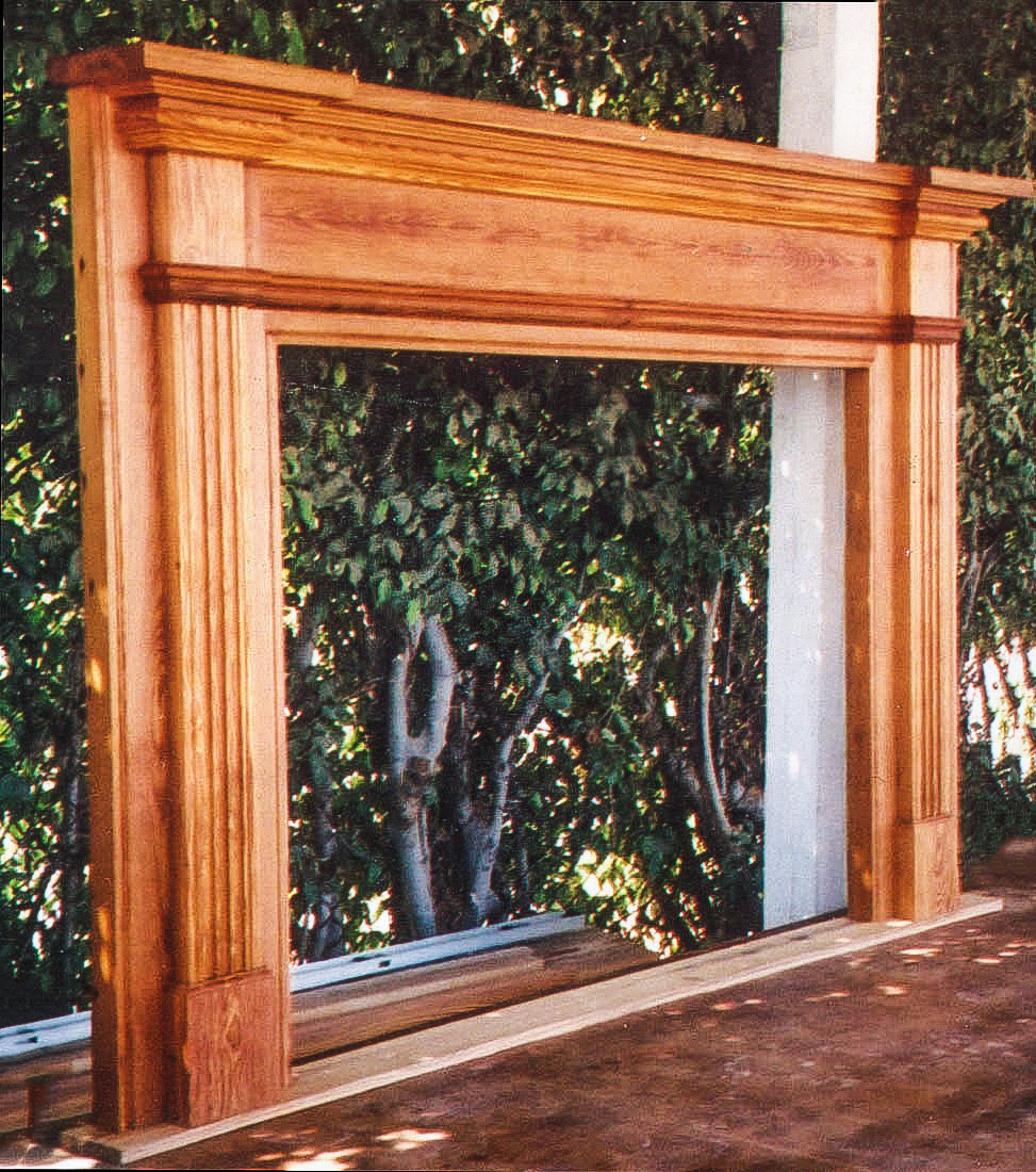 Fireplace Mantel before installation