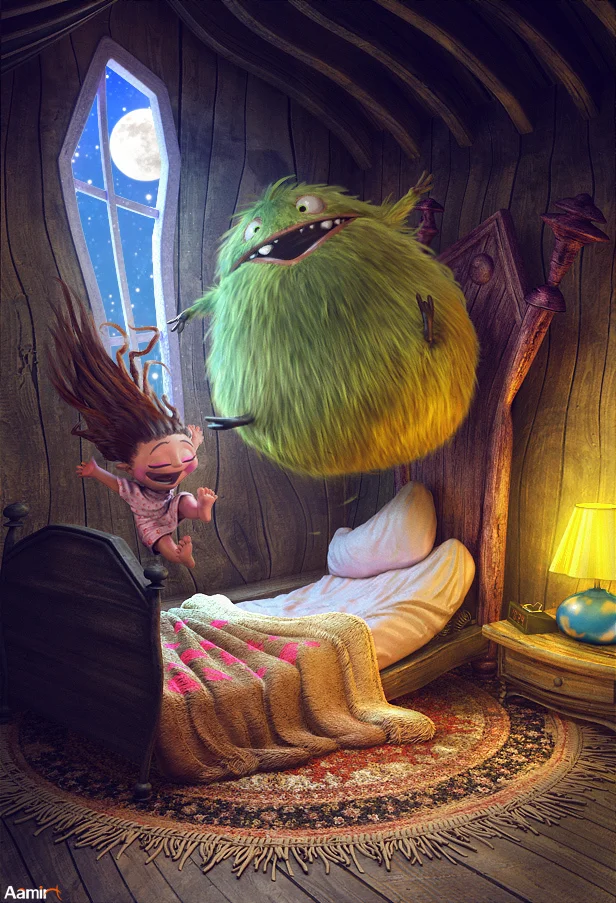 Slumber Party by Aamir Art