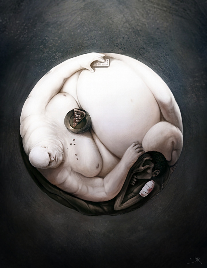 Yin-Yang of World Hunger by David Revoy.
