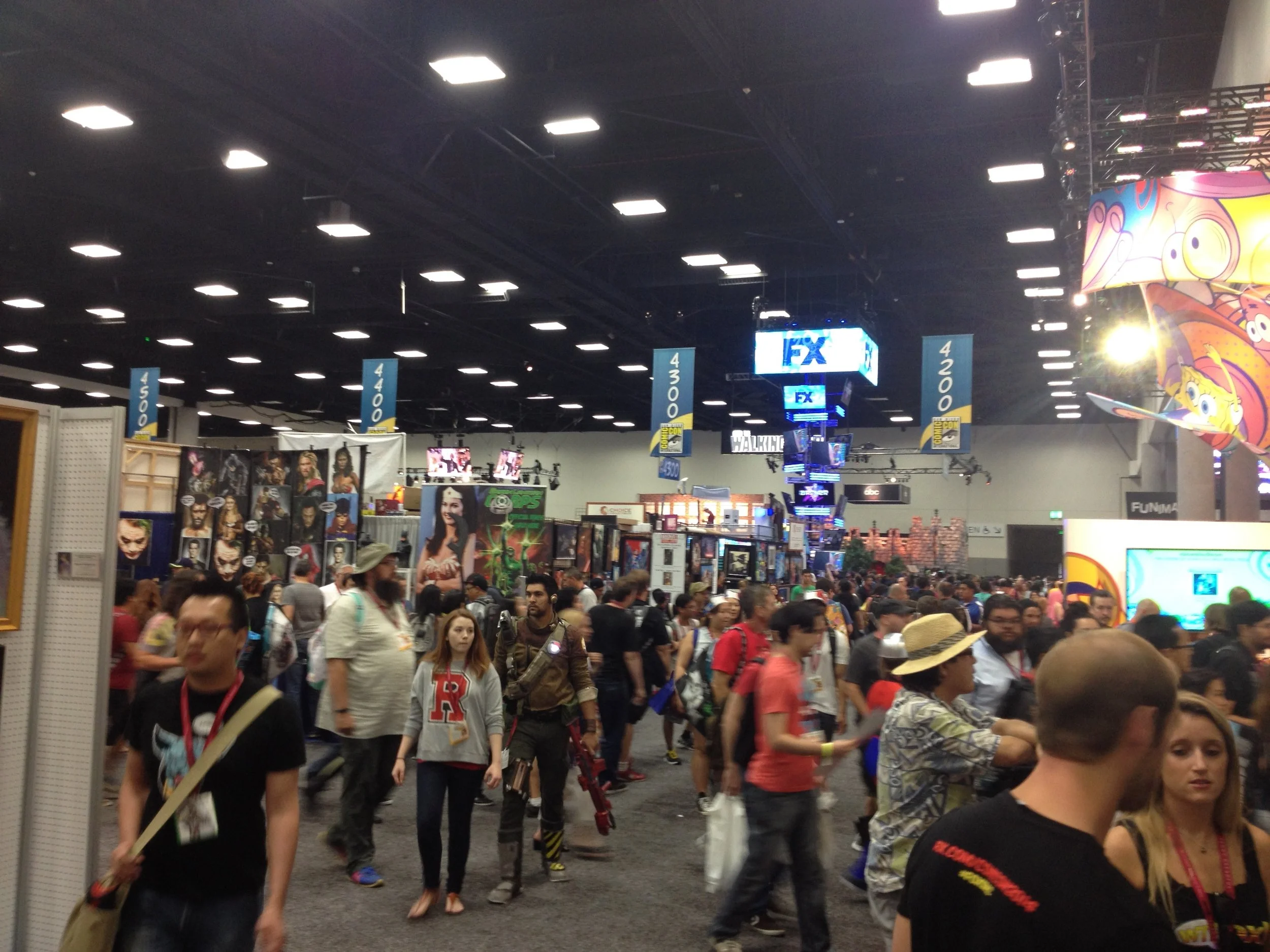 Comic Con exhibit hall